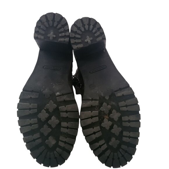 NINE WEST | Fall Fur Heel Dark Grey Cozy Boots - Picture 10 of 12